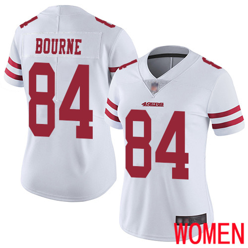 San Francisco 49ers Limited White Women Kendrick Bourne Road NFL Jersey 84 Vapor Untouchable